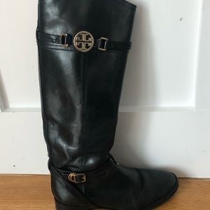 Tory Burch Black riding boots size 8.5